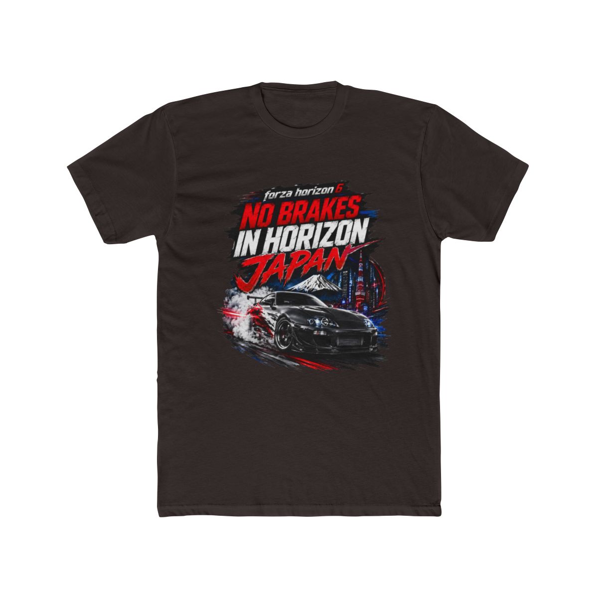 Forza Horizon 6 No Brakes in Horizon Japan Drift Car Tee T Shirt - alternate angle 5, merchandise