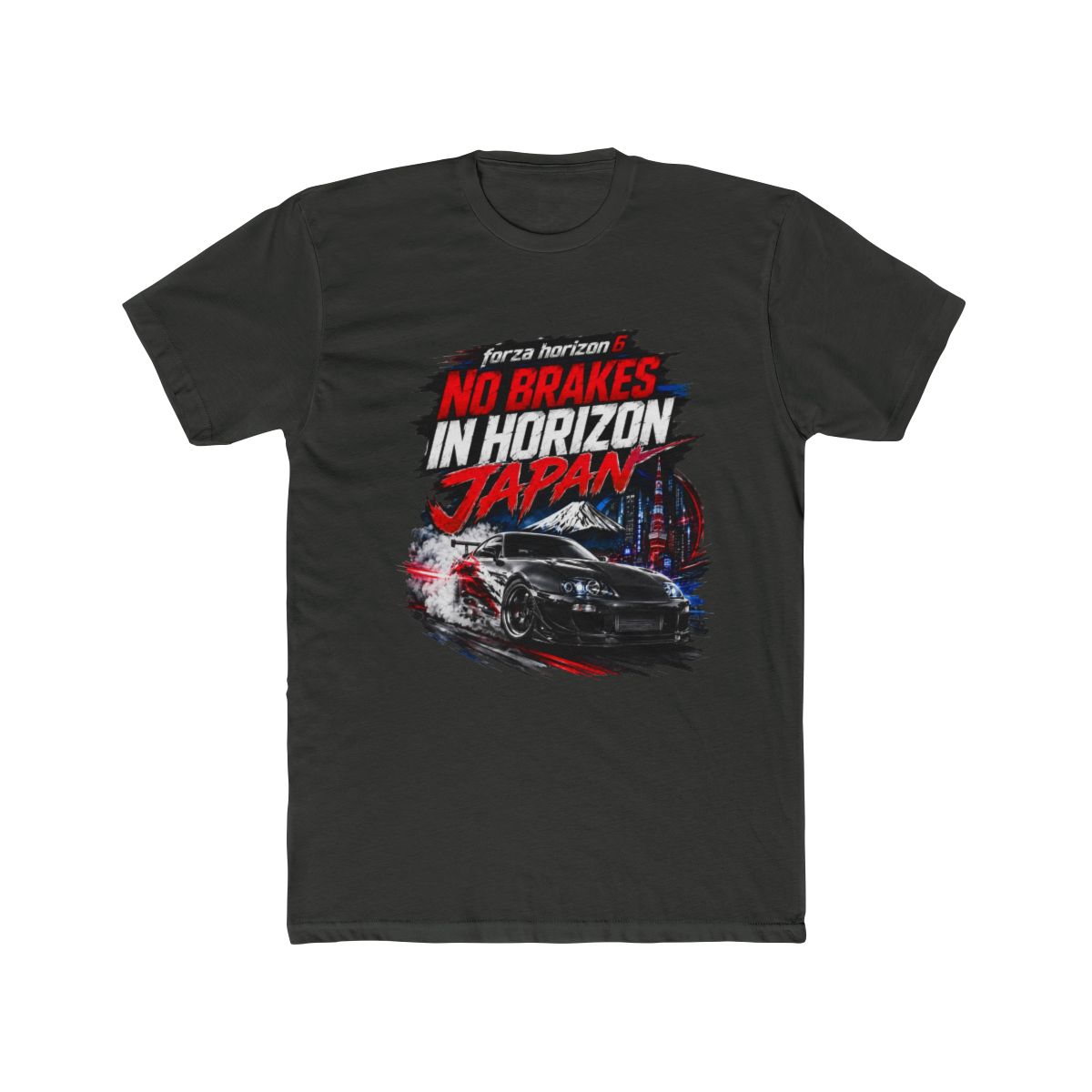 Forza Horizon 6 No Brakes in Horizon Japan Drift Car Tee T Shirt - alternate angle 5, merchandise
