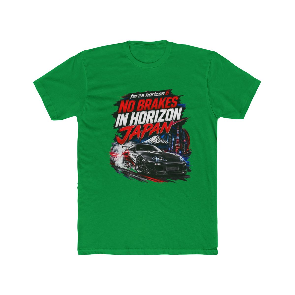 Forza Horizon 6 No Brakes in Horizon Japan Drift Car Tee T Shirt - alternate angle 2, merchandise