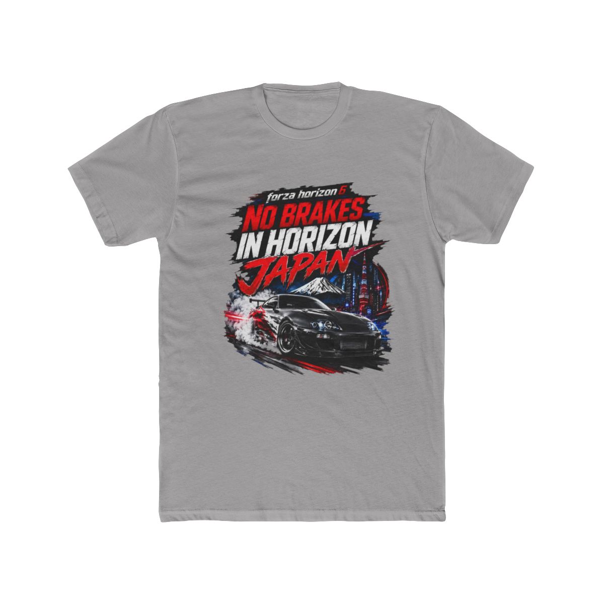 Forza Horizon 6 No Brakes in Horizon Japan Drift Car Tee T Shirt - alternate angle 4, merchandise