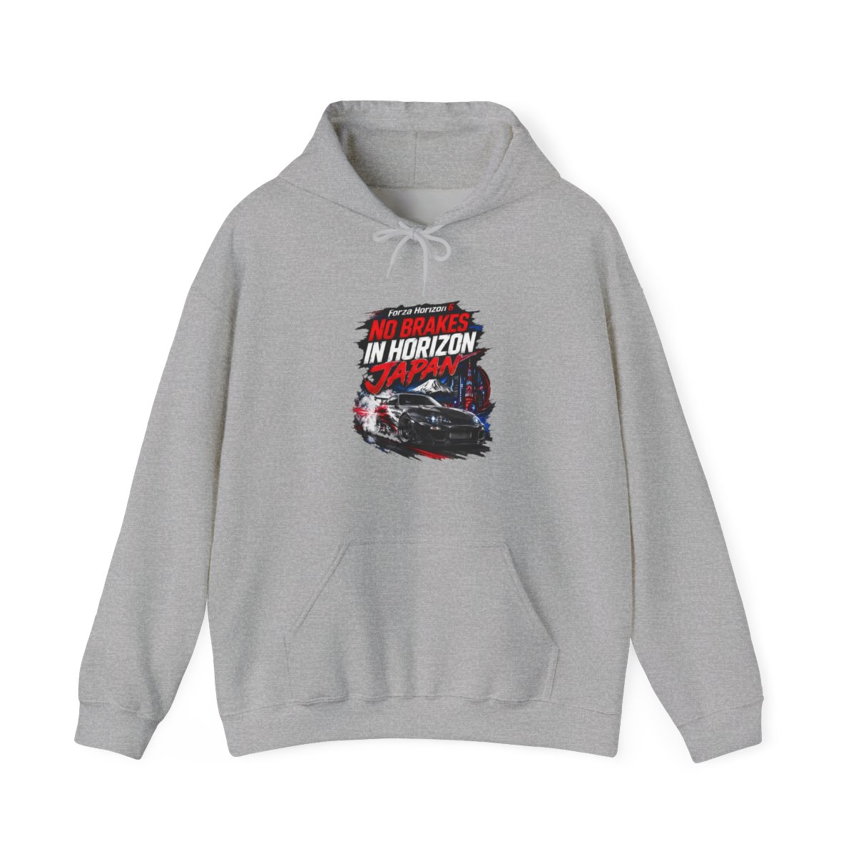 Forza Horizon 6 No Brakes in Horizon Japan Drift Car Tee Hoodie - alternate angle 2, merchandise