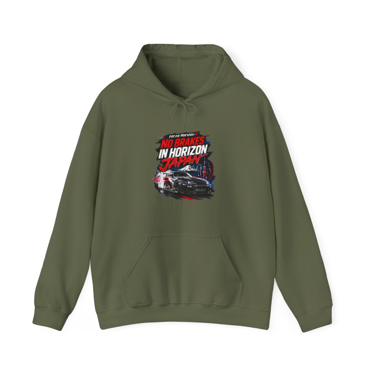 Forza Horizon 6 No Brakes in Horizon Japan Drift Car Tee Hoodie - alternate angle 4, merchandise