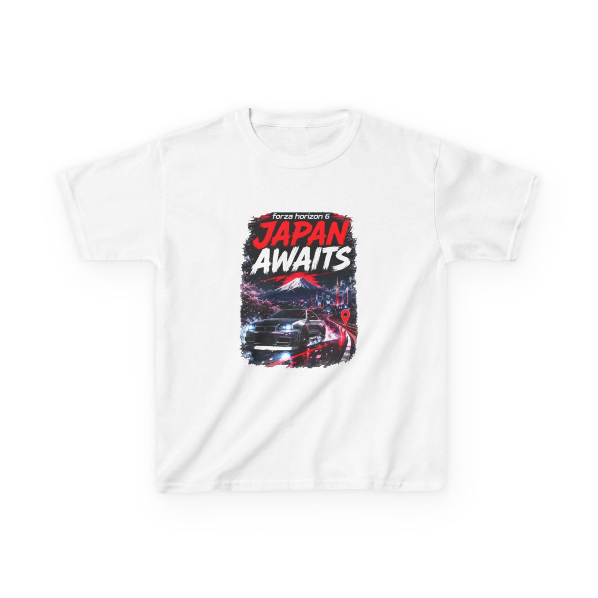 Forza Horizon 6 Japan Street Racing JDM Car Tee Kids T-Shirt