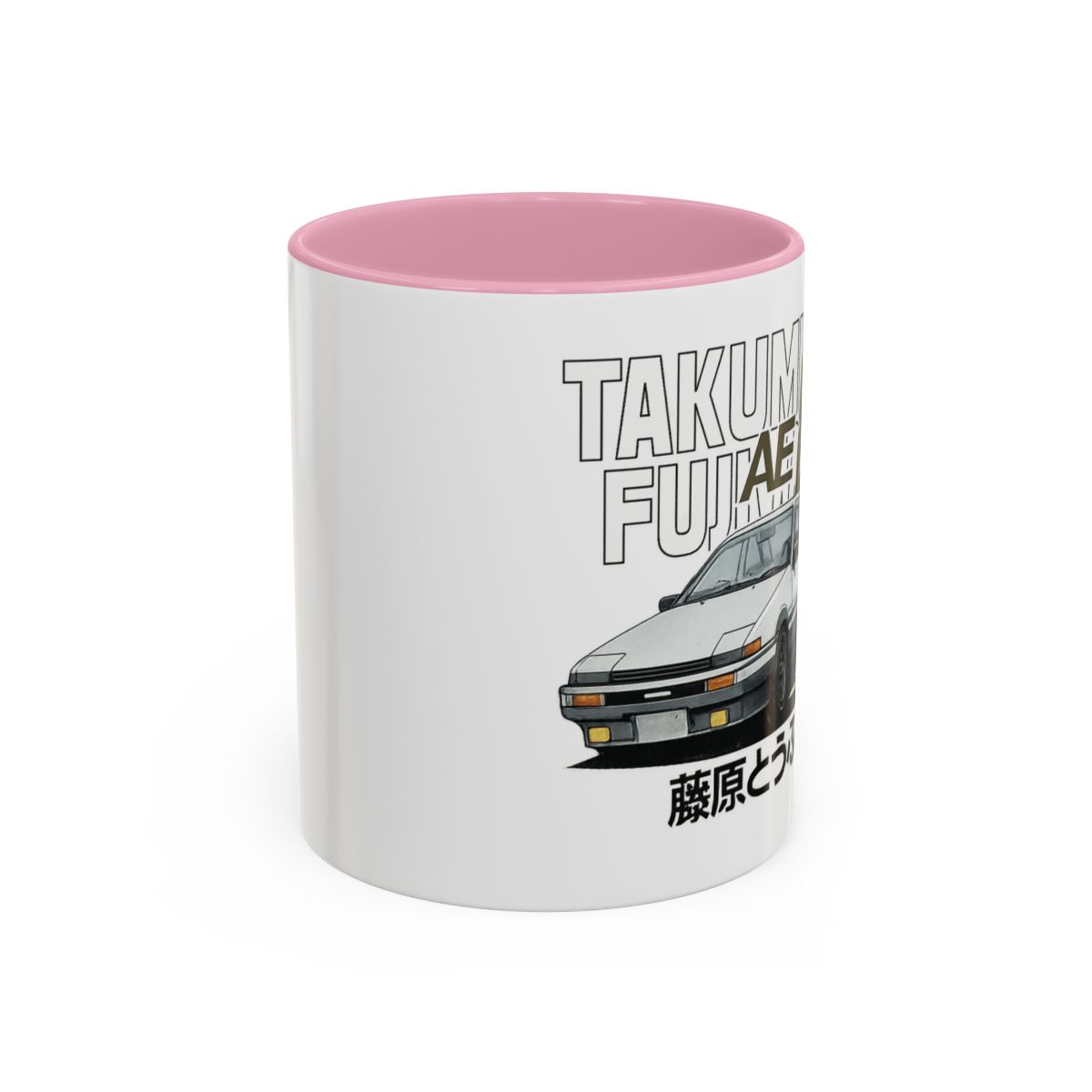 Initial D AE86 Takumi Fujiwara Car Mug | Drift Anime Racing Coffee Cup | Forza Horizon - alternate angle 1, merchandise