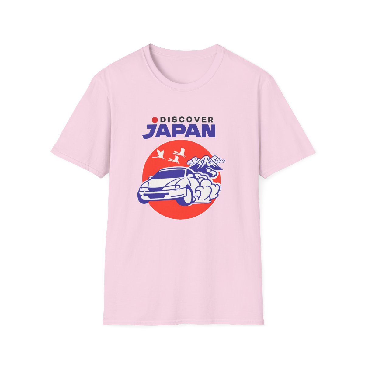Discover Japan T-Shirt | Vintage Mount Fuji Sunwave Car Graphic | Forza Horizon - alternate angle 5, merchandise
