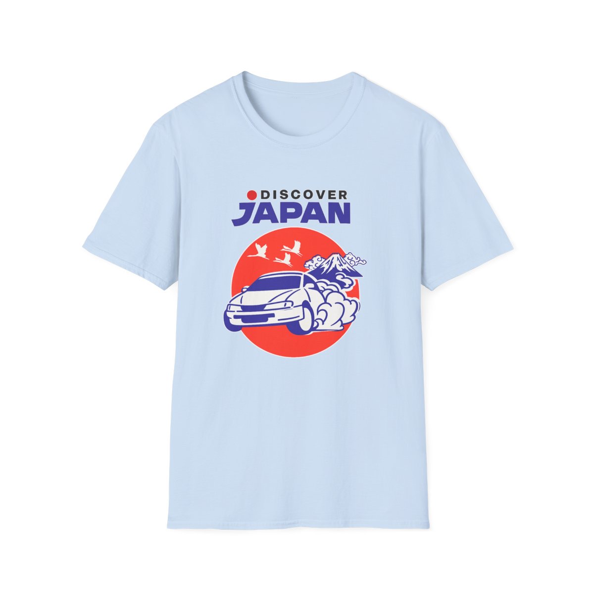 Discover Japan T-Shirt | Vintage Mount Fuji Sunwave Car Graphic | Forza Horizon - alternate angle 4, merchandise