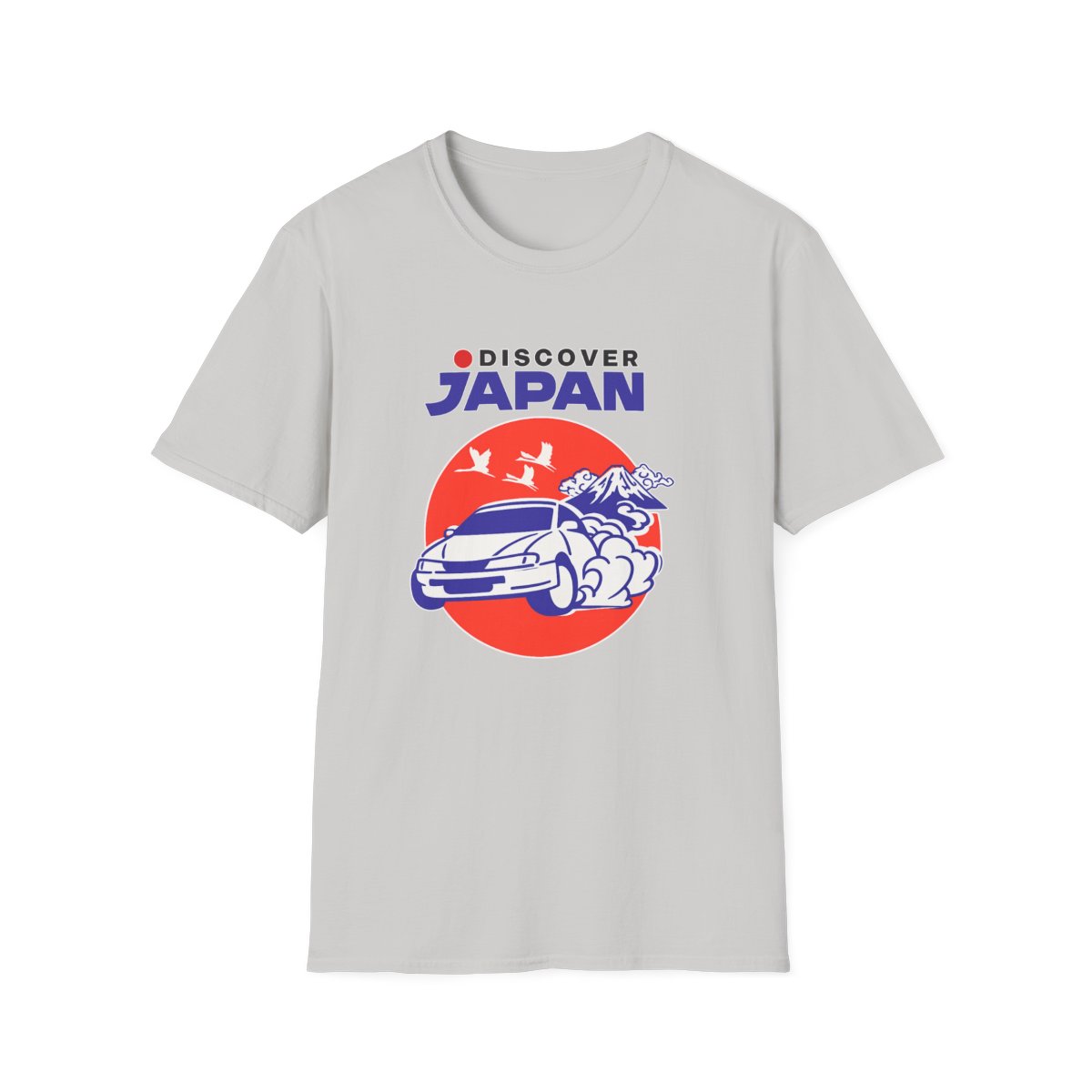 Discover Japan T-Shirt | Vintage Mount Fuji Sunwave Car Graphic | Forza Horizon - alternate angle 3, merchandise