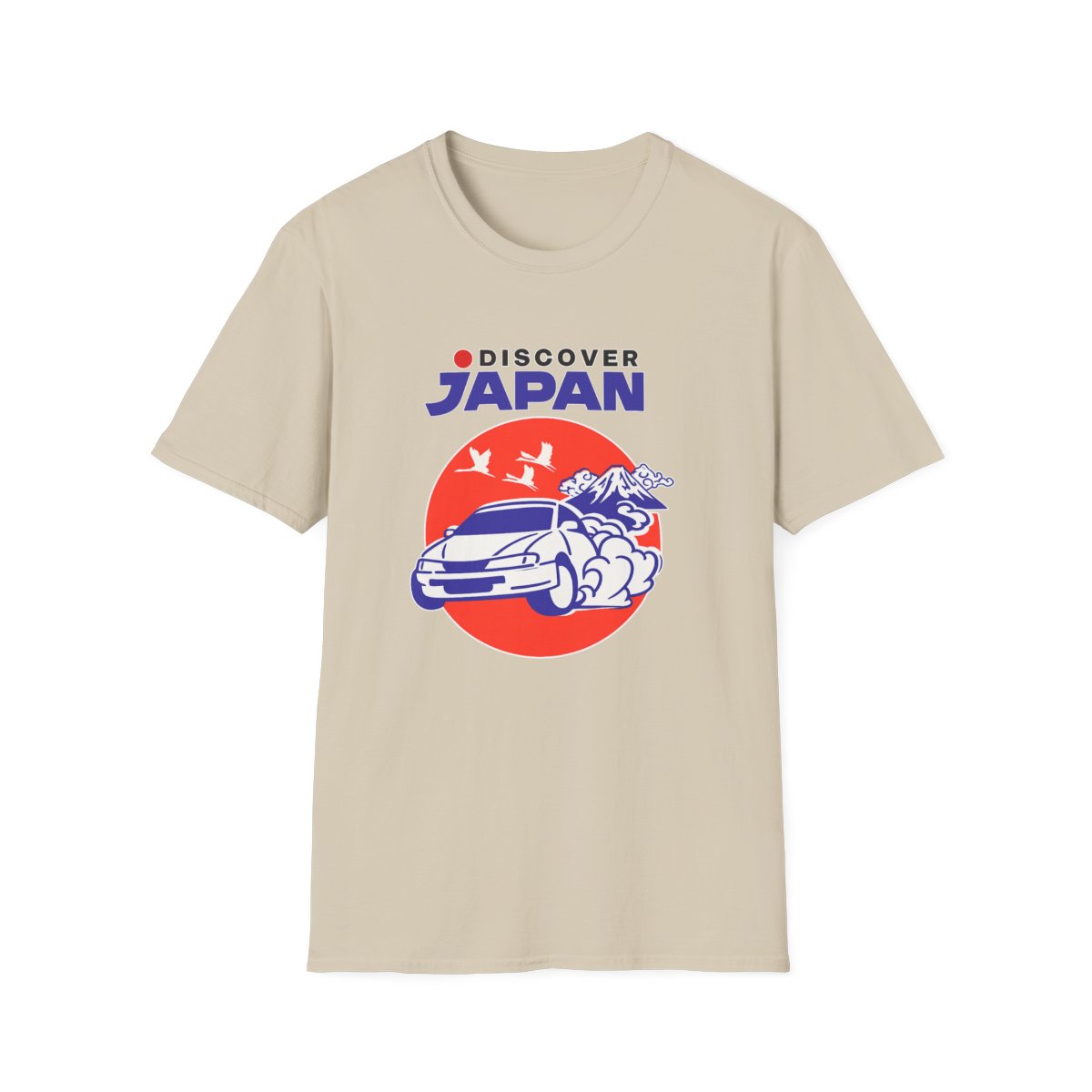 Discover Japan T-Shirt | Vintage Mount Fuji Sunwave Car Graphic | Forza Horizon - alternate angle 2, merchandise